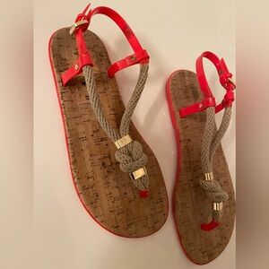 Michael Kors Holly Jolly Rope Sandal